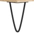 Mesa de centro madera contrachapada roble Sonoma 80x80x36,5