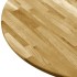 Superficie de mesa redonda madera maciza de roble 23 mm 700