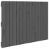 Cabecero de cama de pared madera maciza pino gris 95,5x3x60