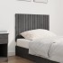 Cabecero de cama de pared madera maciza pino gris 95,5x3x60
