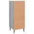 Aparador madera de ingeniería gris Sonoma 34,5x34x90