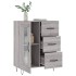 Aparador de madera de ingeniería gris Sonoma 69,5x34x90