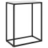 Mesa consola vidrio templado blanco 60x35x75