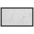 Mesa consola vidrio templado blanco 60x35x75