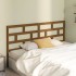 Cabecero de cama madera maciza de pino marrón miel 206x4x100