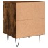Mesitas noche 2 uds madera ingeniería roble ahumado 40x35x50