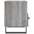 Mesitas noche 2 uds madera ingeniería gris Sonoma 40x35x47,5