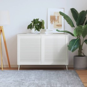 Puerta de armario lamas 2 uds madera pino blanco 69x59,4