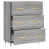 Aparador de madera de ingeniería gris Sonoma 69,5x34x90