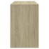 Escritorio de madera contrachapada roble Sonoma 101x50x76,5