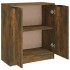 Aparador madera contrachapada color roble ahumado 60x30x70
