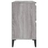 Armario de lavabo madera contrachapada gris Sonoma 80x33x60