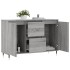 Aparador de madera de ingeniería gris Sonoma 104x35x70