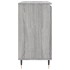 Aparador de madera de ingeniería gris Sonoma 104x35x70