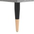 Aparador de madera de ingeniería gris Sonoma 104x35x70