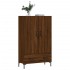 Aparador alto madera de ingeniería roble marrón 69,5x31x115