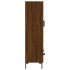 Aparador alto madera de ingeniería roble marrón 69,5x31x115