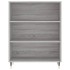 Estantería madera de ingeniería gris Sonoma 69,5x32,5x90