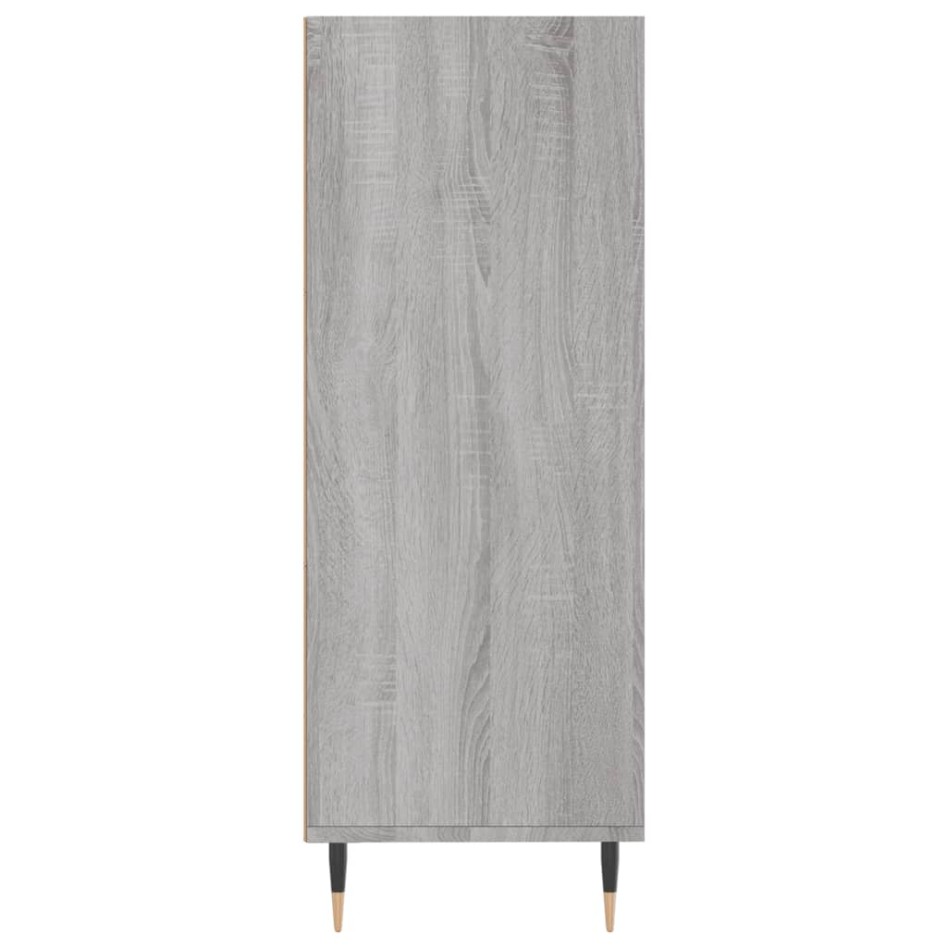 Estantería madera de ingeniería gris Sonoma 69,5x32,5x90