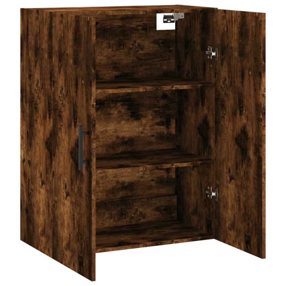 Armario de pared roble ahumado 69,5x34x90