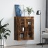 Armario de pared roble ahumado 69,5x34x90