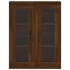 Armario de pared marrón roble 69,5x34x90