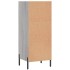 Aparador de madera de ingeniería gris Sonoma 34,5x32,5x90