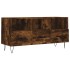 Mueble de TV madera de ingeniería roble ahumado 102x36x50