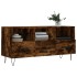 Mueble de TV madera de ingeniería roble ahumado 102x36x50