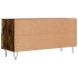 Mueble de TV madera de ingeniería roble ahumado 102x36x50