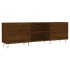 Mueble de TV madera de ingeniería roble marrón 150x30x50