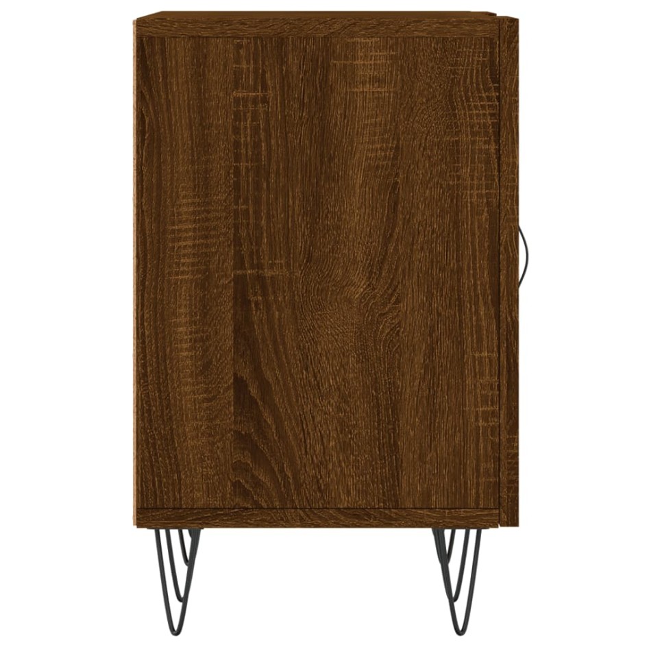 Mueble de TV madera de ingeniería roble marrón 150x30x50