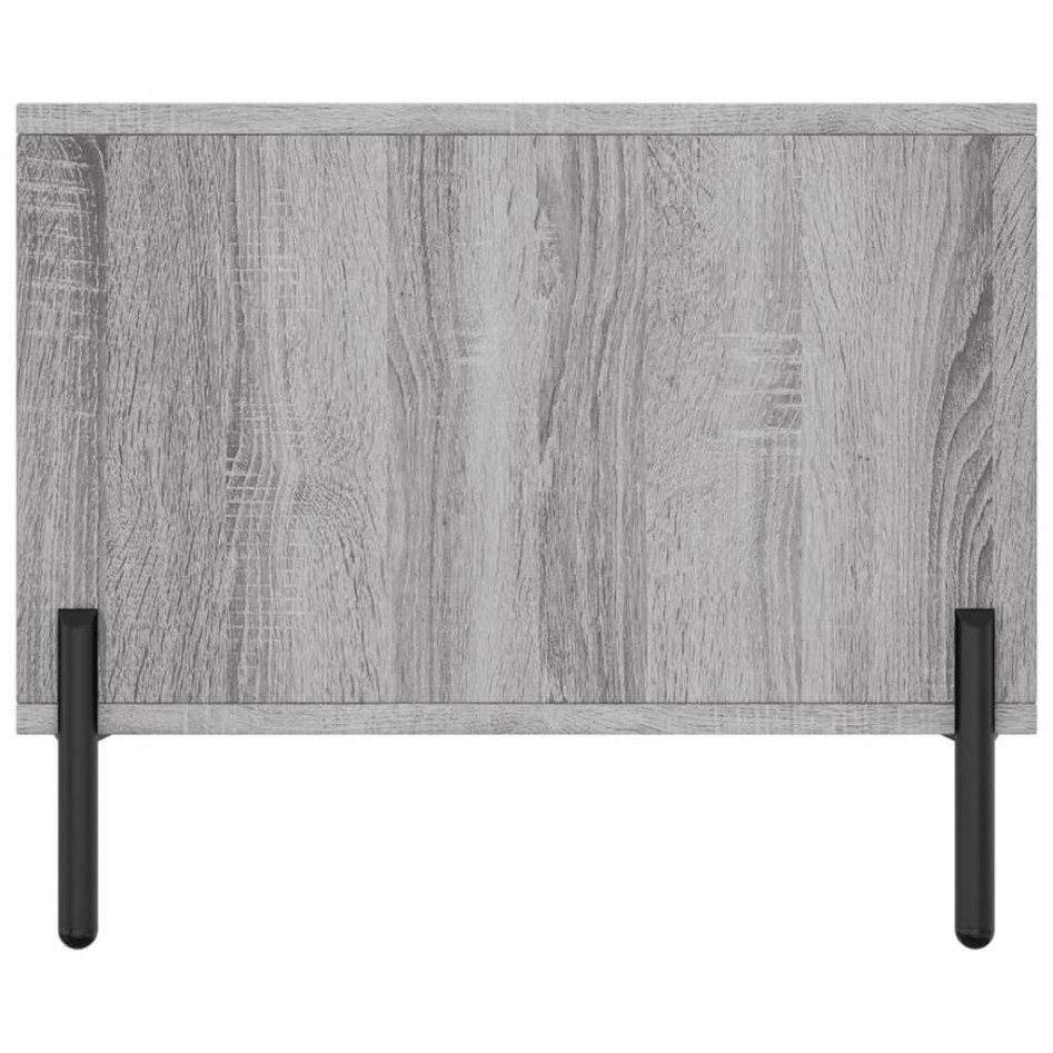Mesa de centro madera contrachapada gris Sonoma 90x50x40