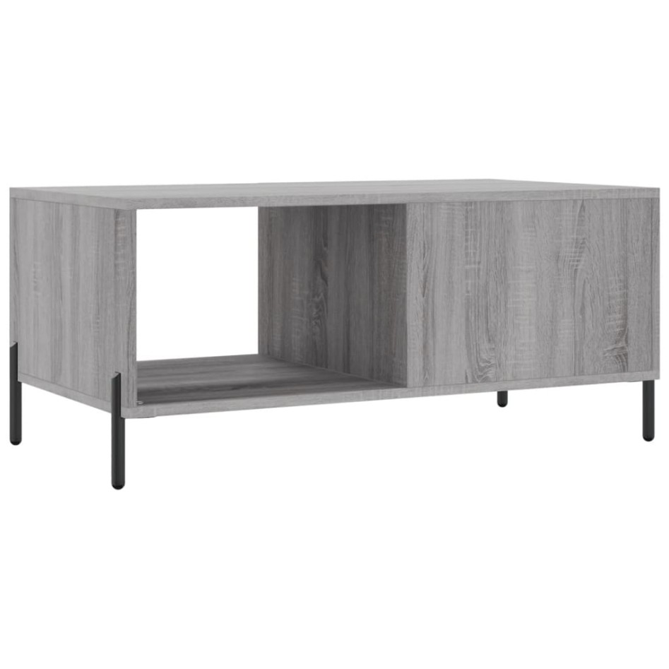Mesa de centro madera contrachapada gris Sonoma 90x50x40