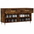 Banco zapatero madera de ingeniería roble ahumado 102x35x55