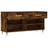 Banco zapatero madera de ingeniería roble ahumado 102x35x55