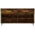 Banco zapatero madera de ingeniería roble ahumado 102x35x55