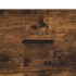 Banco zapatero madera de ingeniería roble ahumado 102x35x55
