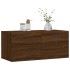 Armario de pared madera ingeniería marrón roble 80x36,5x35