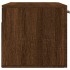 Armario de pared madera ingeniería marrón roble 80x36,5x35