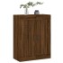 Armario de pared madera ingeniería roble marrón 69,5x34x90