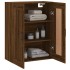 Armario de pared madera ingeniería roble marrón 69,5x34x90