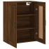 Armario de pared madera ingeniería roble marrón 69,5x34x90