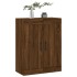 Armario de pared madera ingeniería roble marrón 69,5x34x90