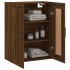 Armario de pared madera ingeniería roble marrón 69,5x34x90