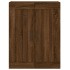 Armario de pared madera ingeniería roble marrón 69,5x34x90