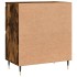 Aparador madera contrachapada color roble ahumado 60x35x70