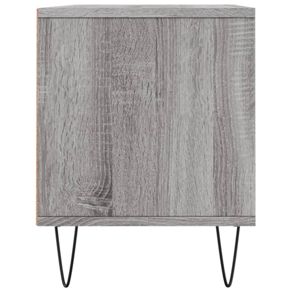 Mueble de TV madera contrachapada gris Sonoma 100x34,5x44,5