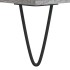Mueble para TV madera contrachapada gris Sonoma 150x30x44,5