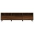 Mueble de TV madera contrachapada roble marrón 150x30x44,5